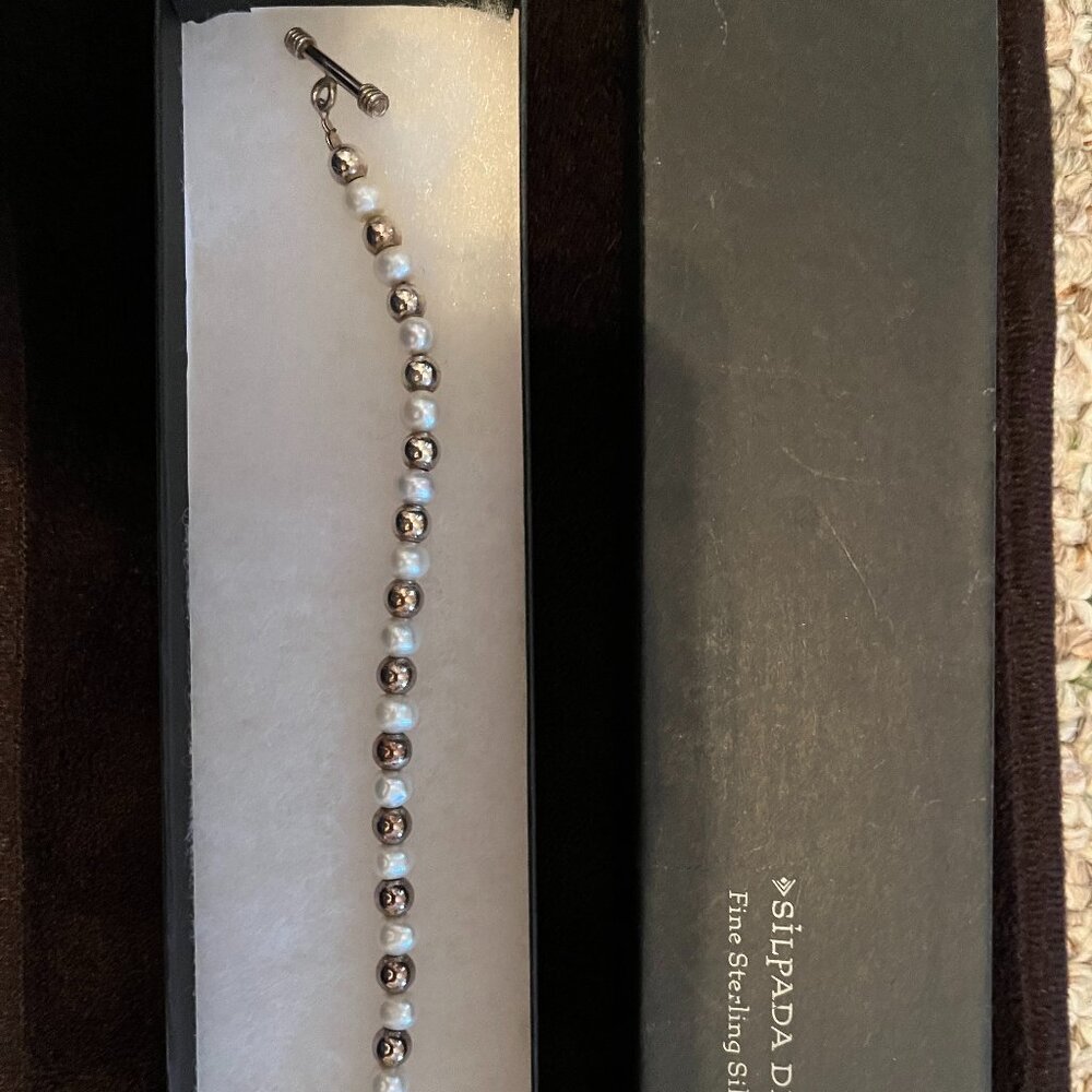 Silpada gold and white bracelet